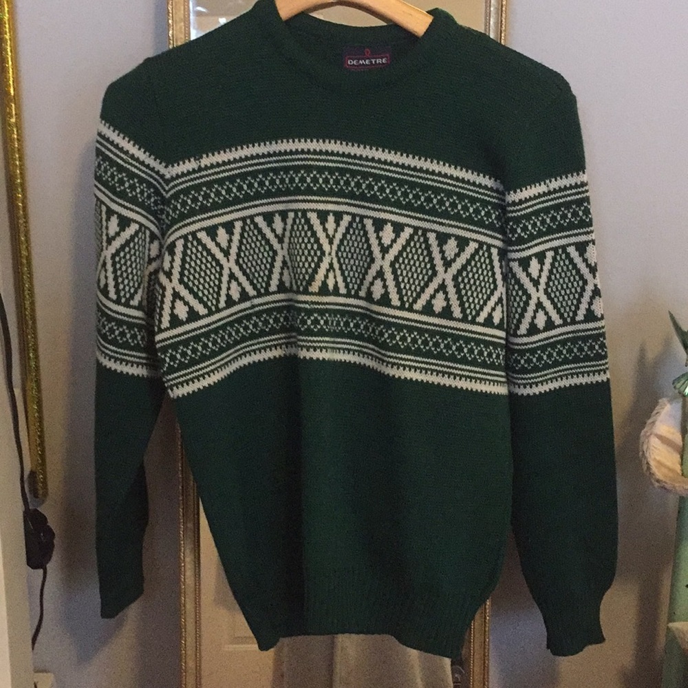 Vintage real wool sweater